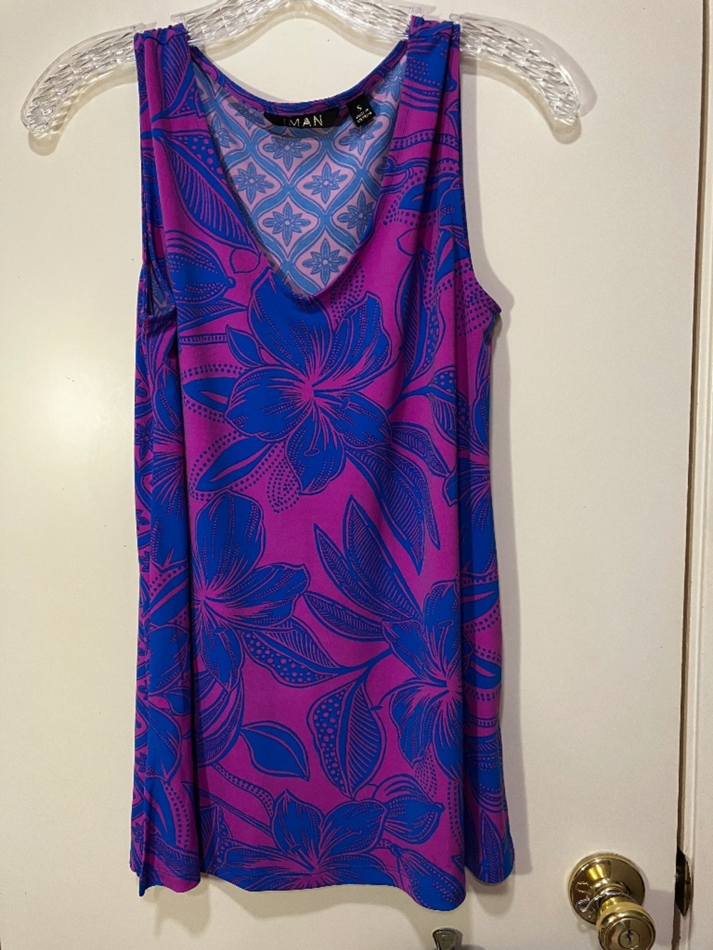 NEW IMAN TROPICAL TANK/PANTS SET SMALL NEW WITHOUT TAGS